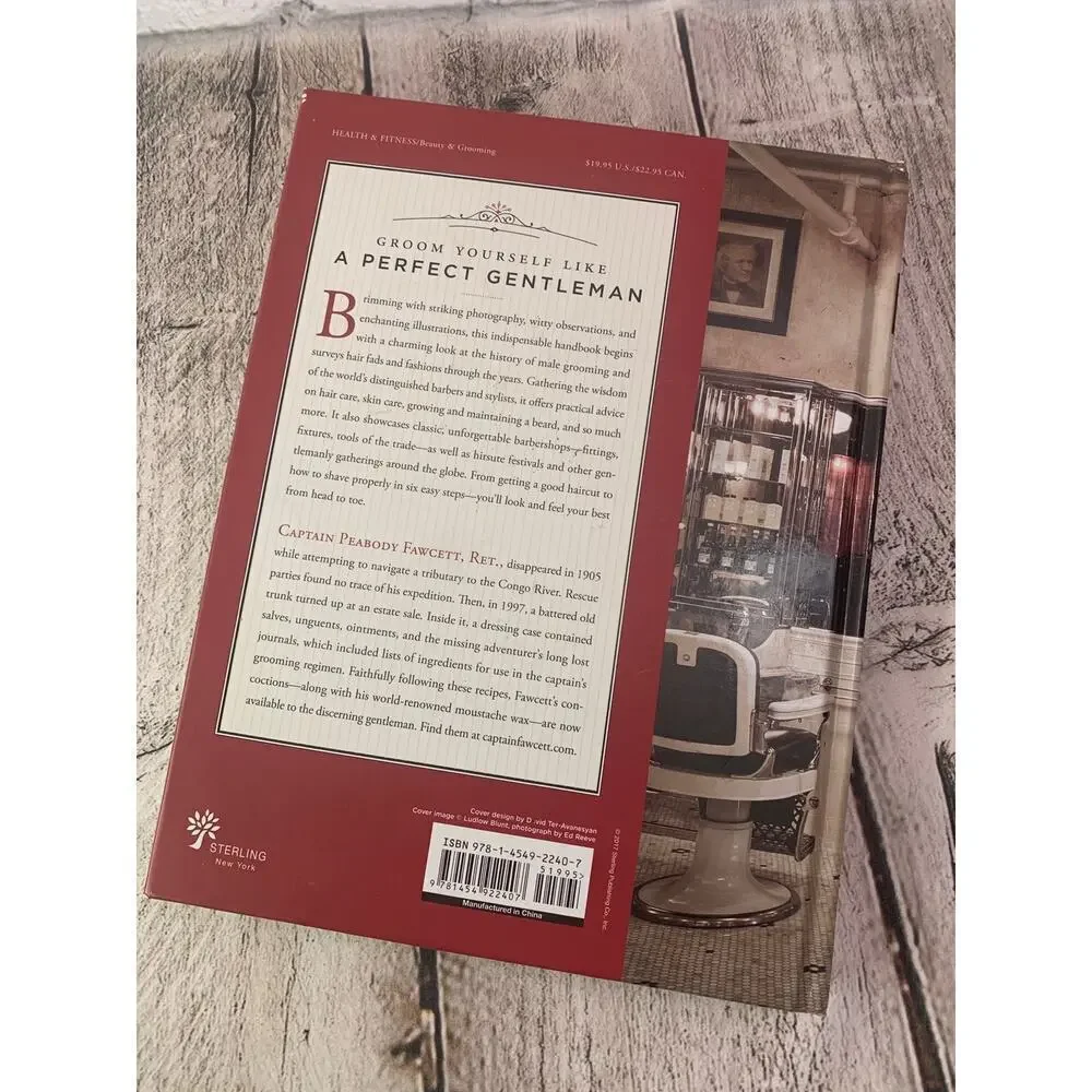 THE GENTLEMAN’S GUIDE TO GROOMING Hardcover Book